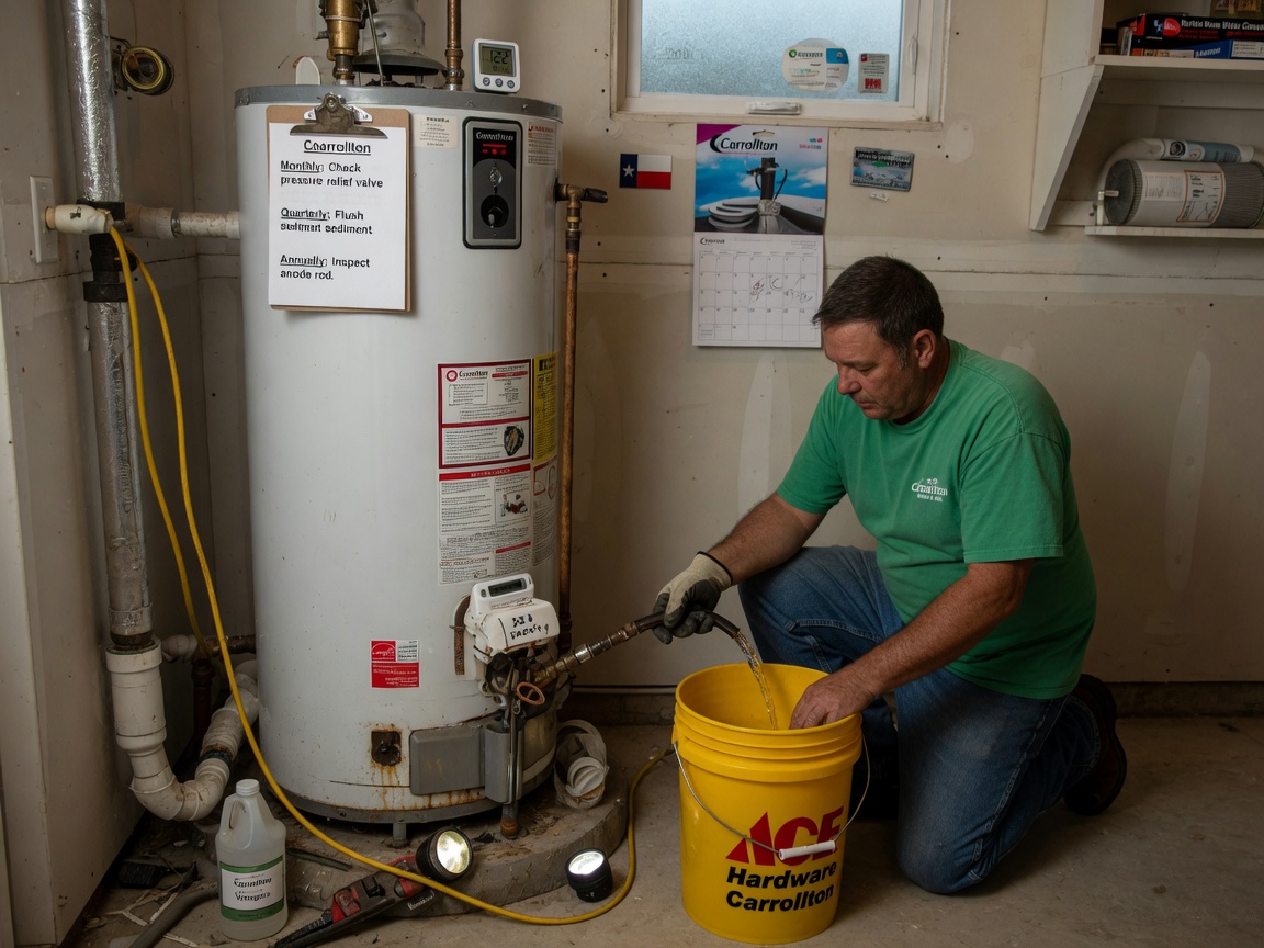 How Carrollton Residents Can Maintain Their Water Heaters Year Round